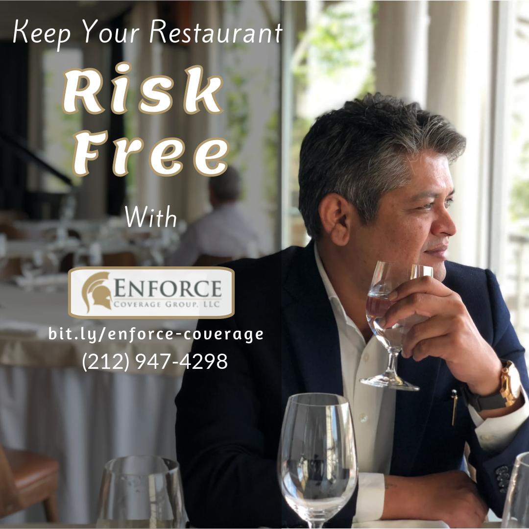 EnforceCoverage's tweet photo. Get a complete #RiskAnalysis & Asset Coverage when you get your Insurance Policy with #EnforceCoverage-https://t.co/d9IvttoIoR
.
#restaurant #foodbusiness #smallbusiness #startup #startuphelp #dinner #finedine #riskfree #businessmindset #nyc #newyork #nj #newjersey #usa https://t.co/A4kK5HmW27