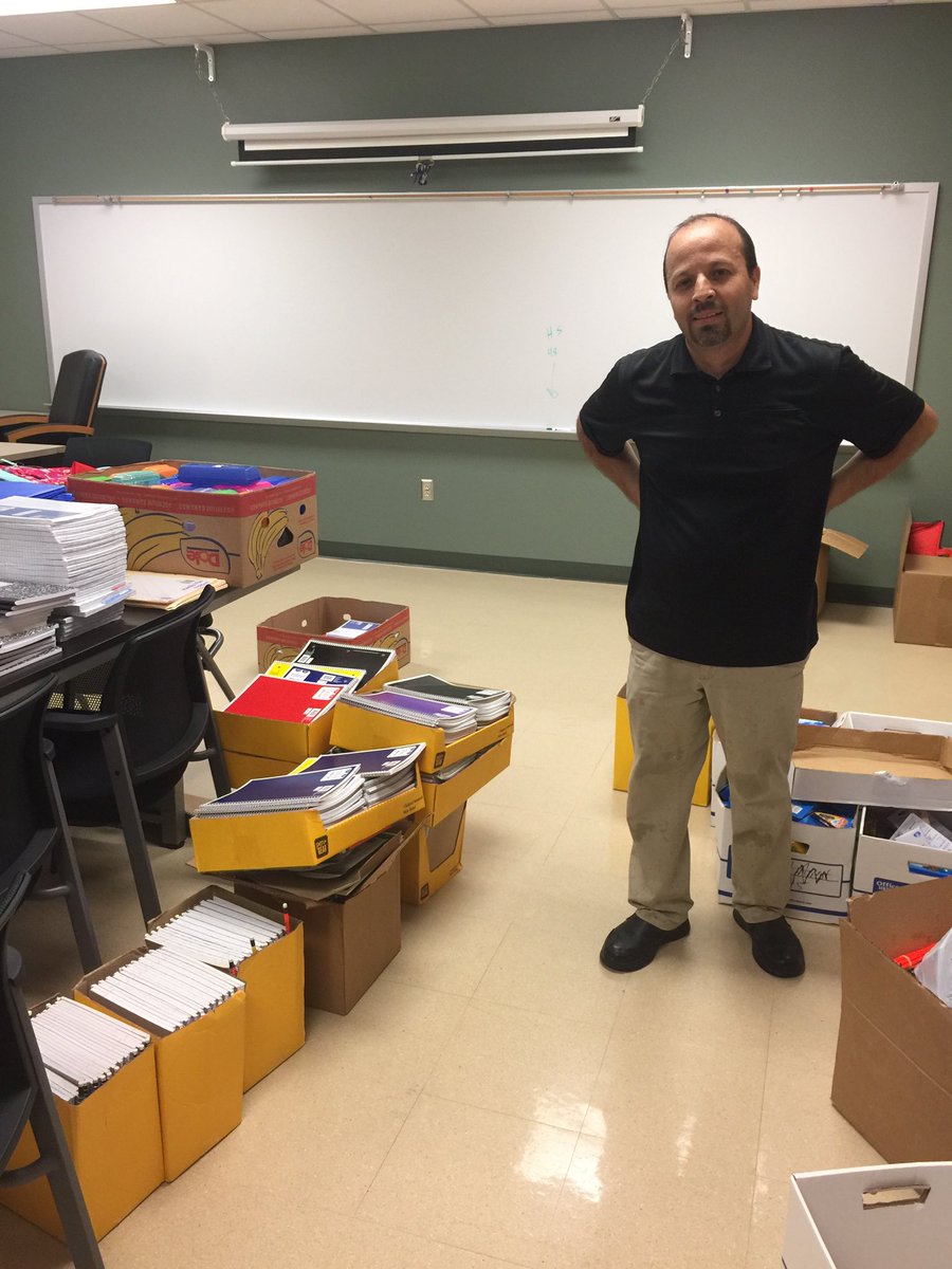 #GISD cup runneth over. Sonic/Shell donation of school supplies Thanks so much Octavio Ramirez