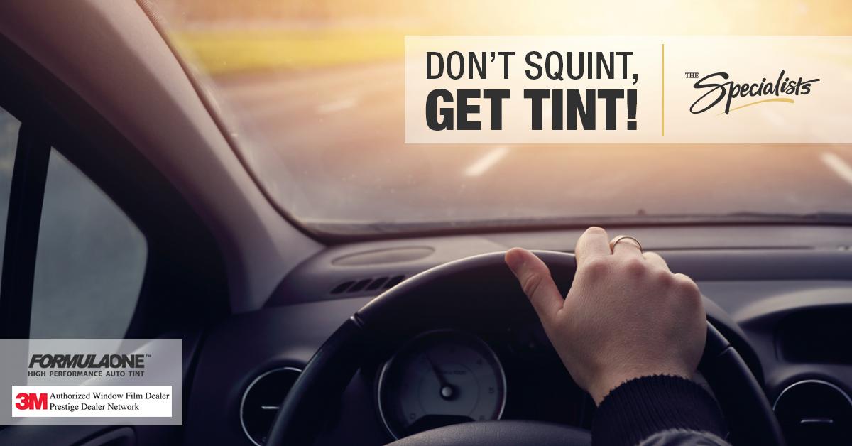azspecialists's tweet photo. Forget about squinting and get your car windows tinted with 3M or FormulaOne. Tint helps protect your car's body and interior by blocking 95-99% of UV rays.
#TheSpecialists #FormulaOne #3MWindow #BlockHeat https://t.co/zCFLeHcuPY