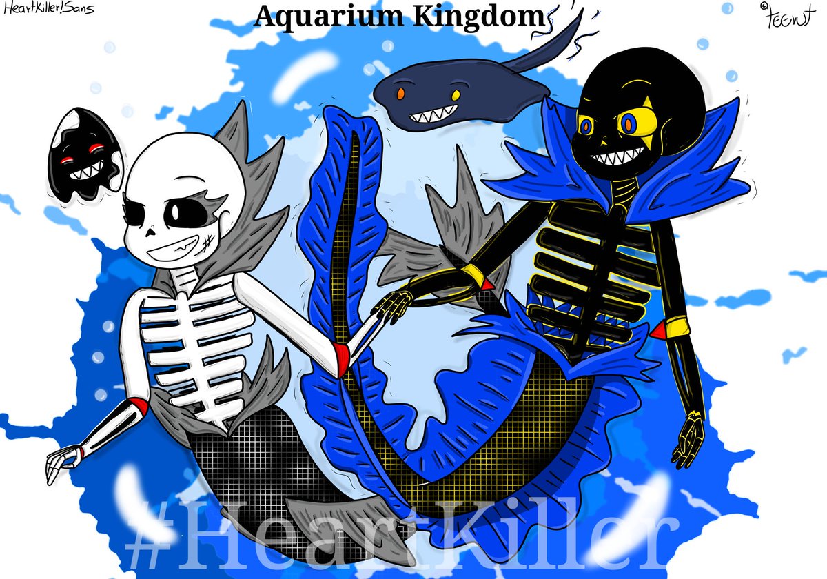 heartkiller_s's tweet photo. ☆ AQUARIUM KINGDOM ☆
Universo alterno al de HeartKiller's ♡
(Vida Marina) (Reino Acuario)
#HeartKiller #AU #Undertale #TeerutCroaxi #KillSans #HHSans #Bone #Nighty #HeartKillers #Zzjd202 #Aquarium_Kingdom https://t.co/yA1BRW9heh
