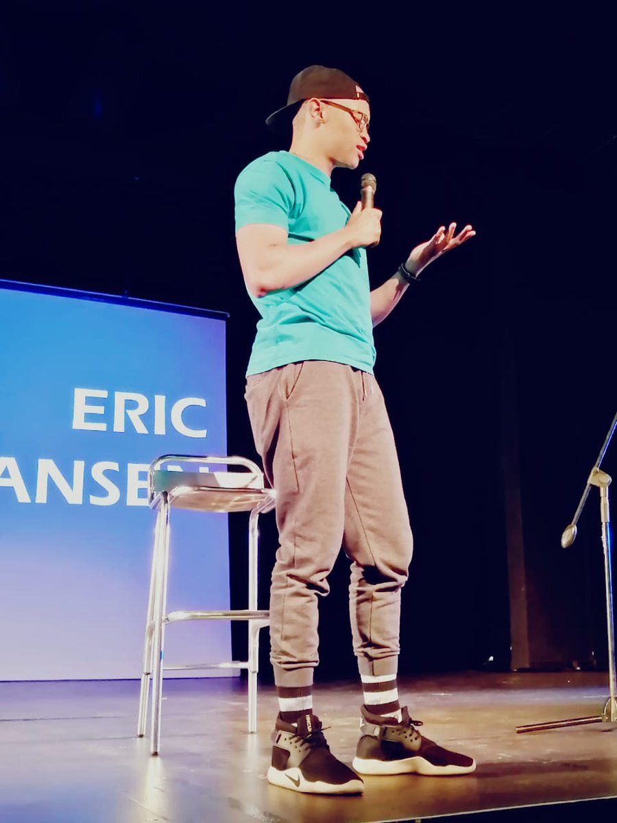 UJArts_Culture's tweet photo. All the way from the United States of Reiger Park, the man himself @EricJGJansen
#UJOutTheBoxComedy #FollowYourHeART https://t.co/1V4b6NqhvR