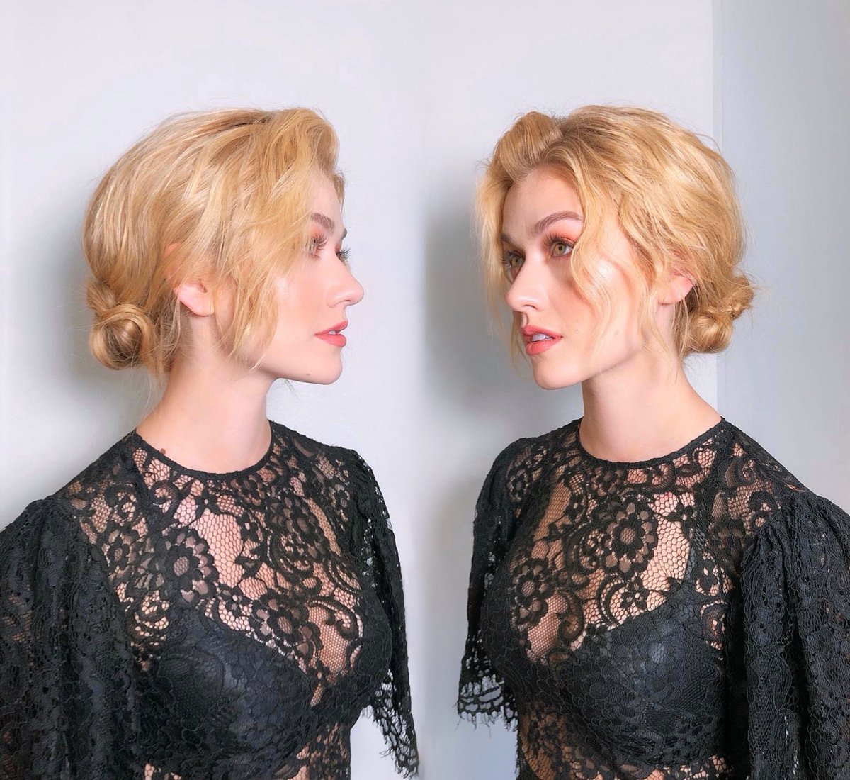 Kat_McNamara's tweet photo. Profiles in peach. ❦🍑 @instylemagazine x @FosterGrantUSA #BadassWomenIssue https://t.co/THTUOcrTEW