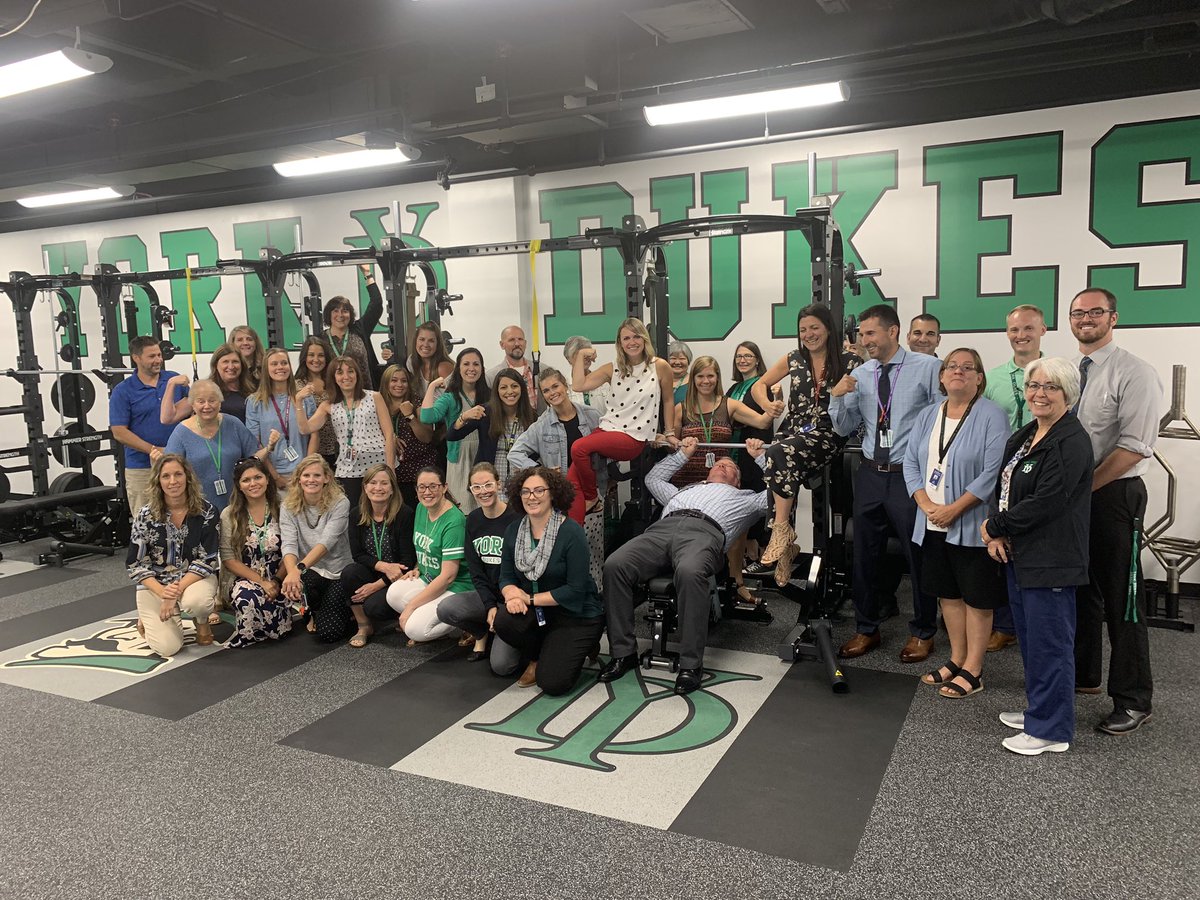 MelissaMoore02's tweet photo. YSS is ready to do some heavy lifting to support our @YorkD205 students all year long! #igniteD205 #thriveD205 #D205FirstDay @YorkAthletics https://t.co/o04IHBvAIF