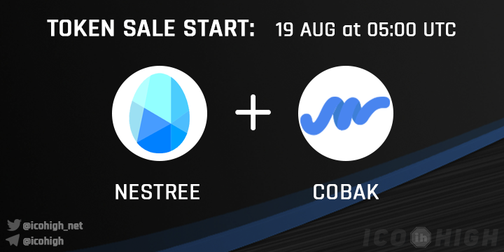 icohigh_net's tweet photo. New project #Nestree on #Cobak Launchpad was announced on August 19 at 05:00 UTC.

Details - https://t.co/HHWeVjFrRt

@nestree_io @cobak #EGG #IEO #ICO https://t.co/Qr8EfWfaWG