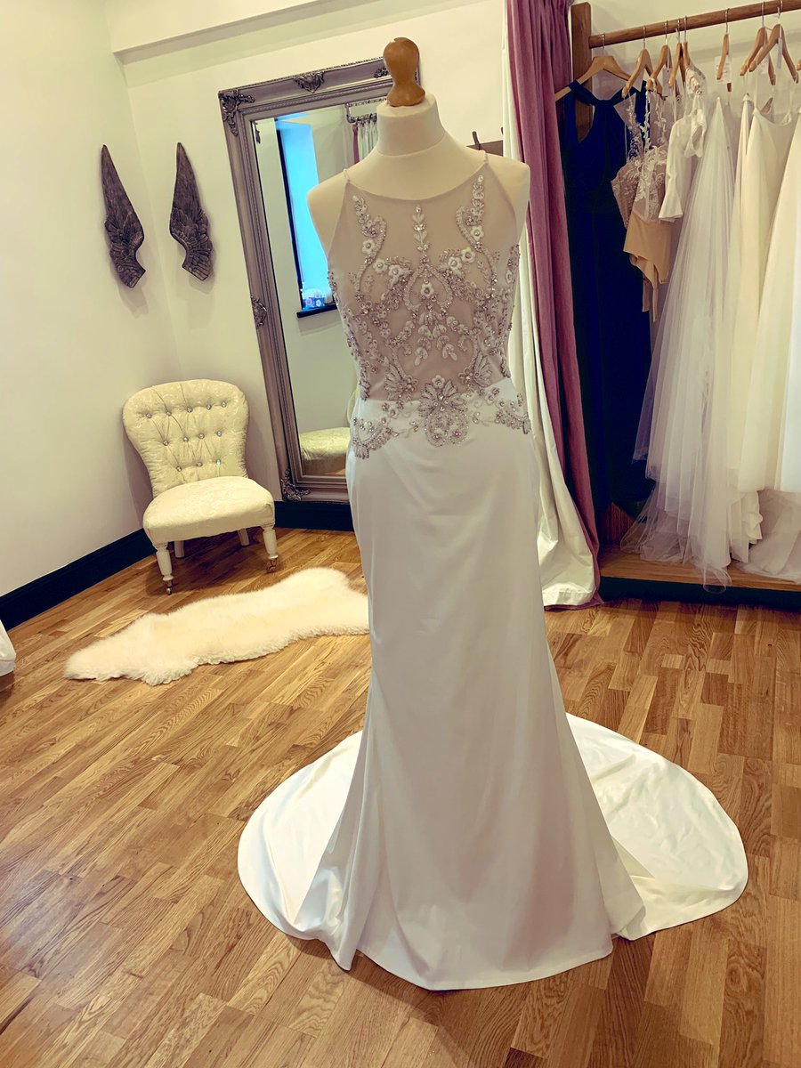 CLASS // our girl Mabel modelling this luxurious bridal gown by <a href="/elbethgillis/">Elbeth Gillis</a> 💕Figure hugging in stretch satin with intricately beaded bodice &amp; train.  For a peak 👀 &amp; try on book online @ dollysbridal.co.uk
#designerbridal #luxurybridal #bridal #bridetobe #bridalshop