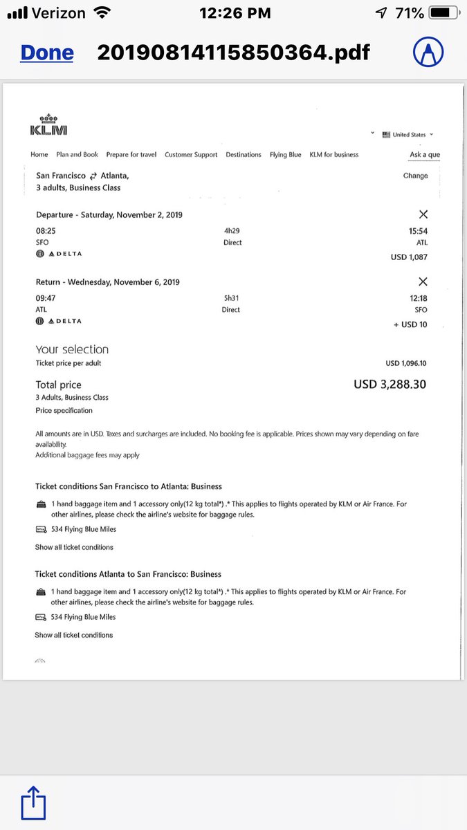 Klm 2020 Baggage Allowance And Fees IUCN Water