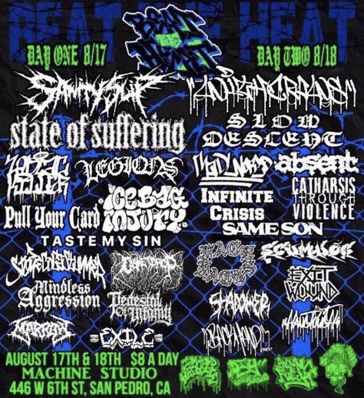 CTV503's tweet image. CALIFORNIA!
come out to this fest!
we play sunday!