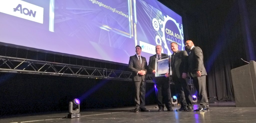 ‘<a href="/kp_rsa/">Knight Piésold (Africa)</a> walks away with the Best International Project for the Azambi Hydropower Project, DRC at the #CESAAonAwards2019. Congratulations on this magnificent achievement.