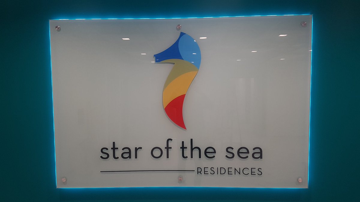 CopelandBrandon's tweet photo. The @StarOfTheSeaRes project is coming along and I'm loving being a part of it. This beauty was hung today. Wait until you see the floor! https://t.co/ytkHbmG1Jl
