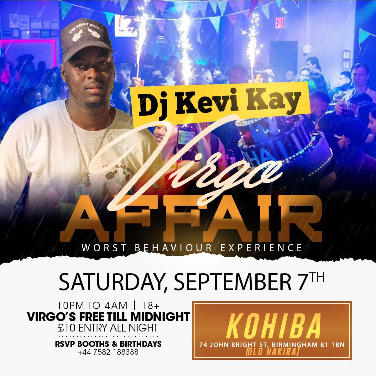 MrKeviKay's tweet image. Upcoming events! Come and support your boy ❤️ my work rate is paying off 😁 anything is possible if you believe in god! #daquansplayhouse 
#VirgoAffair
#WorstBehaviour