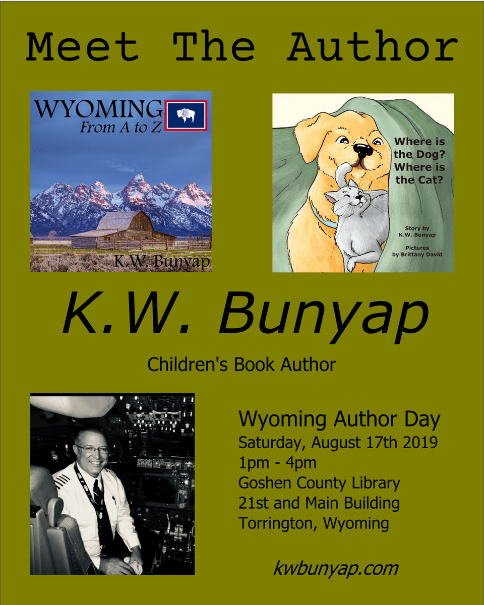 KWBunyap's tweet photo. Wyoming Author Day https://t.co/zG2pUHrIbp https://t.co/bgWWcFFpzt
