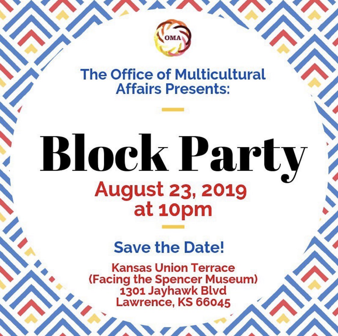 The start of school is quickly approaching... Come start the semester off right at the annual Block Party hosted by the office of Multicultural Affairs! NPHC orgs will be in attendance and we have a little show in store for y’all 👀💃🏾😁 #KU23 #Rockchalk #KUNPHC