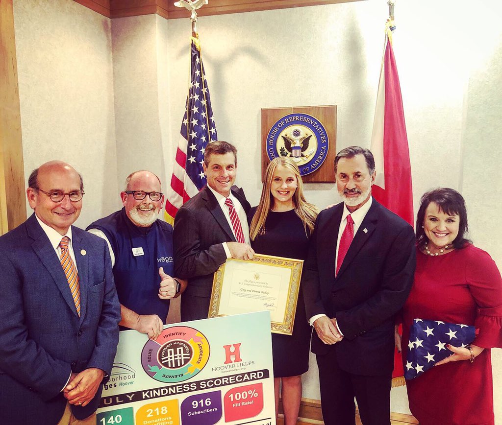NeighborhoodBr2's tweet photo. Thx @USRepGaryPalmer for kindness today. Flags Flying, Resolutions written!  Thousands of underserved children now get the kindness they deserve. Thanks to our leaders The Bishops! @CityofHoover @brocato4mayor @HooverSchools @HooverSun @MelaniePosey @IvankaTrump @rbanny #bekind https://t.co/4D9dJCoJOH