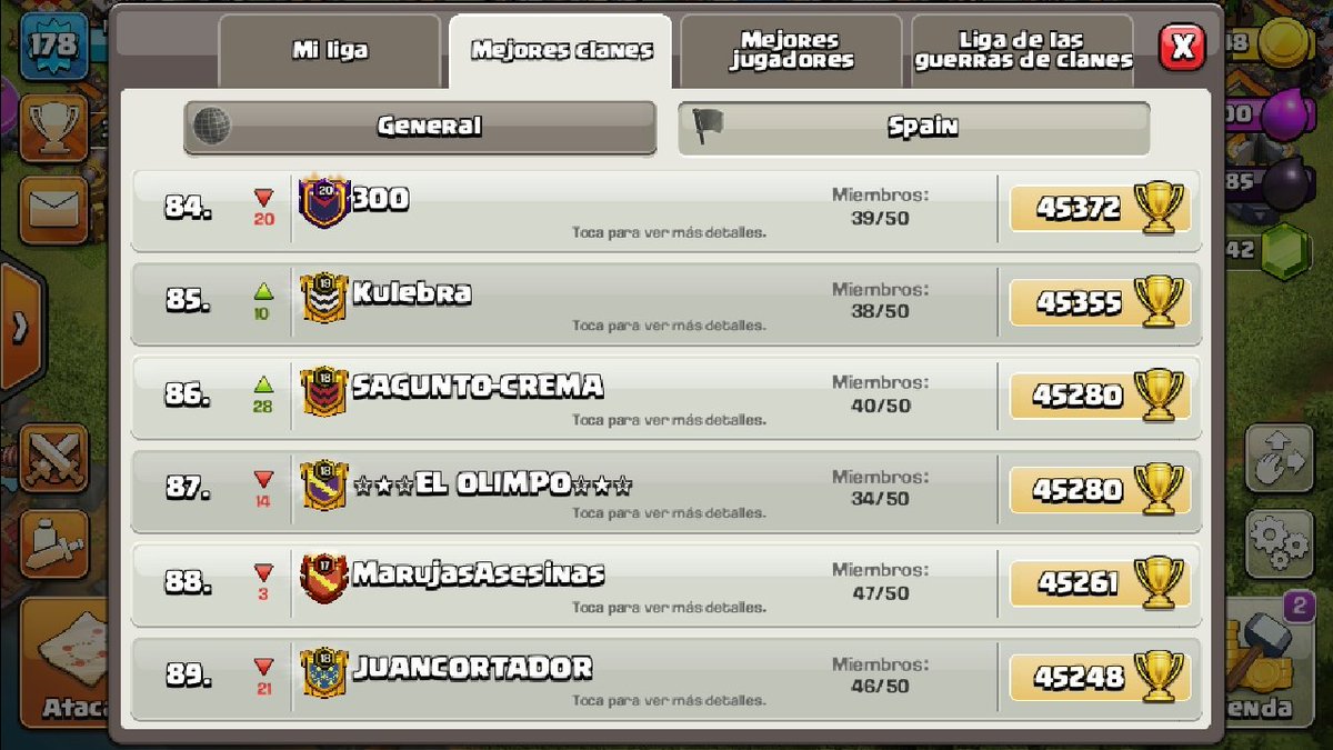 BaZeCoC's tweet photo. Para todos los haters que acusan a @CreamCoc de pagar a jugadores.
4 clanes de la familia en top 100 españa y 2 de ellos dentro del top 6.
Ya podeis seguir llorando cracks. https://t.co/FXL87DIZQh