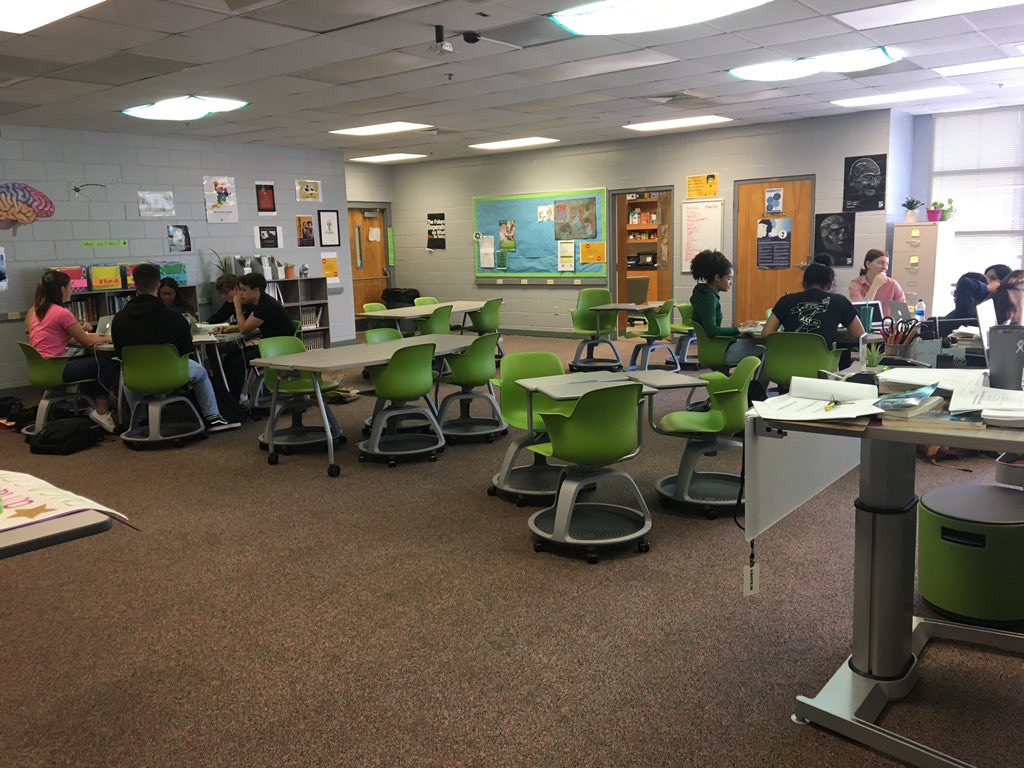 jrtager's tweet photo. Riding around with the ultra-creative @josephdipuma checking out innovative learning spaces designed collaboratively by the talented Instructional and Operational Team and dedicated school-based techies.🎓 https://t.co/s6HIGoiihU