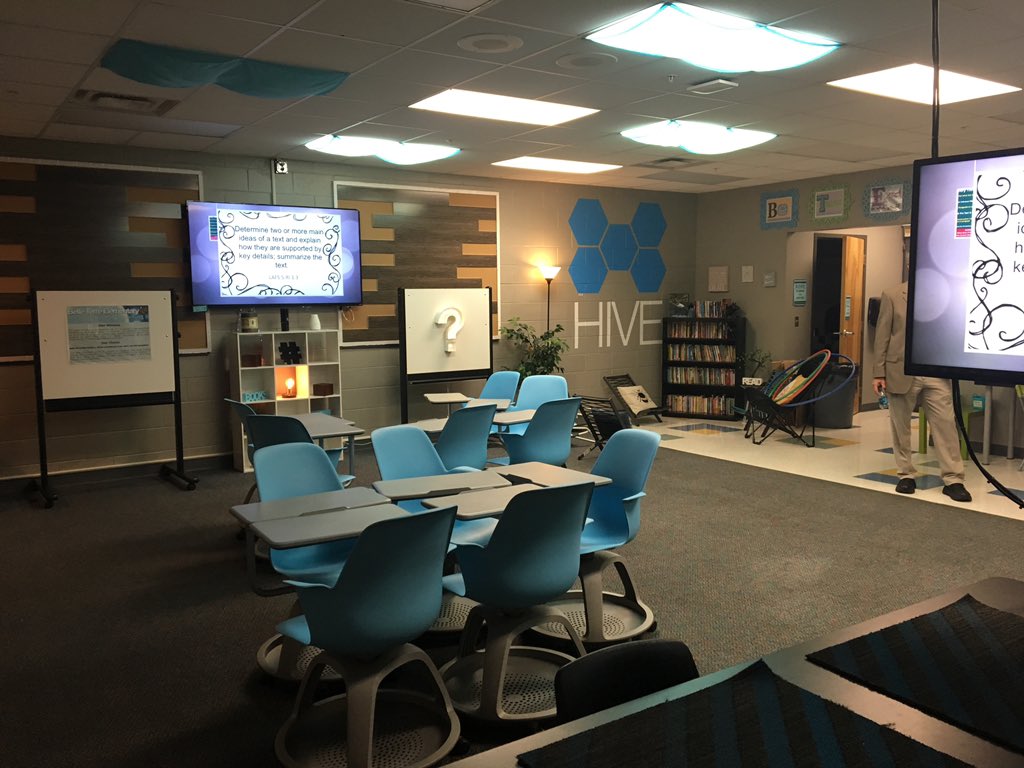 jrtager's tweet photo. Riding around with the ultra-creative @josephdipuma checking out innovative learning spaces designed collaboratively by the talented Instructional and Operational Team and dedicated school-based techies.🎓 https://t.co/s6HIGoiihU