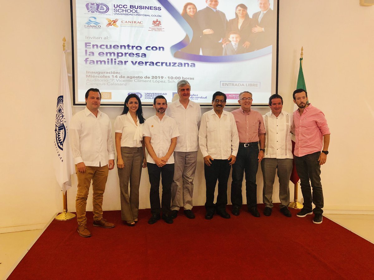 Canaco_Veracruz's tweet photo. @Canaco_Veracruz presidido por el Lic. José Antonio Mendoza García, agradece la invitación del rector de la UCC Business School,  P. José Manuel Asún Jordan al evento “Encuentro con la empresa familiar veracruzana”. https://t.co/DSiJsEEA9f