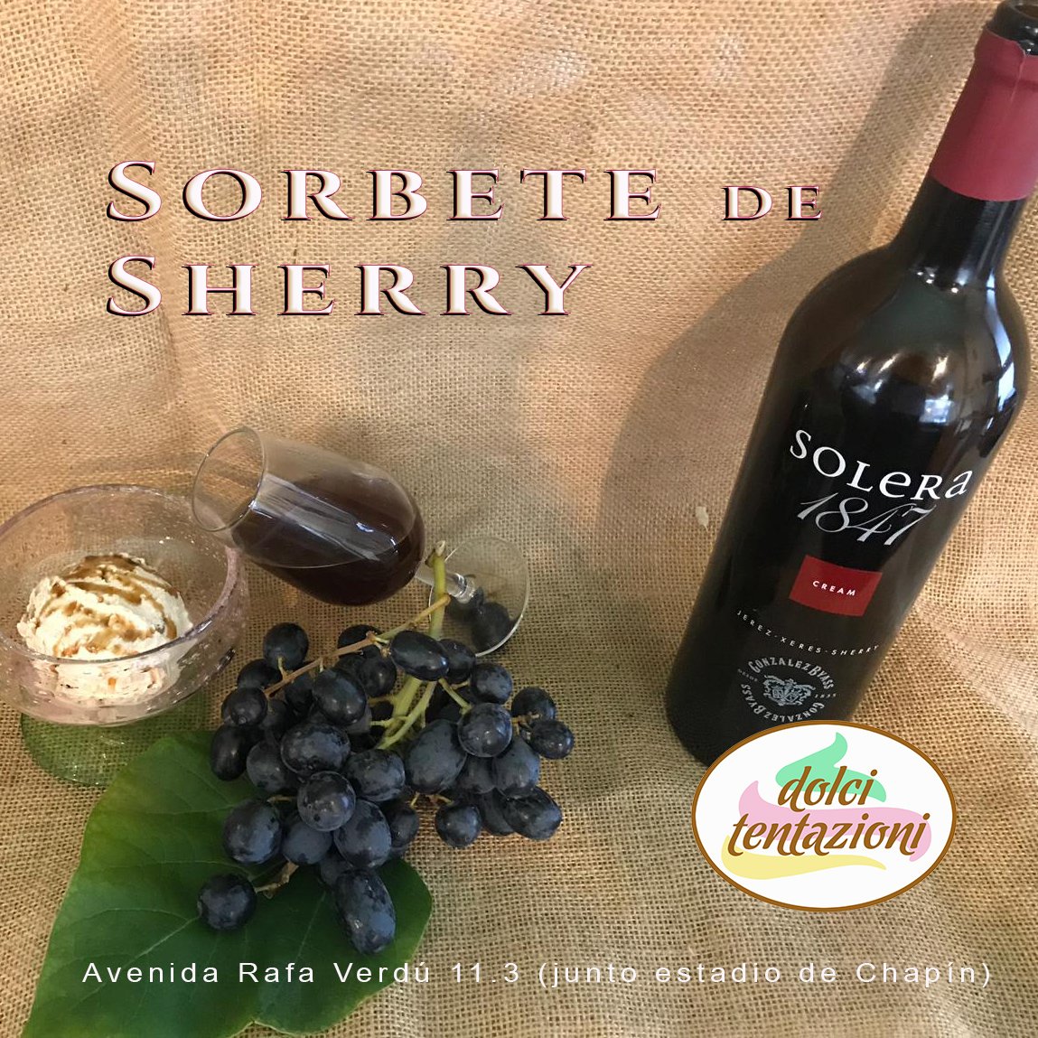 dctentazioni's tweet photo. Nuestro Sorbete de Sherry en Dolci Tentazioni y Ana Belén. Página Oficial  cantando en #jerez es la combinación perfecta. Que de artistas tenemos merodeando nuestra tierra, quizás alguno nos visite...😜💃😘💪 https://t.co/flTRohu8kc