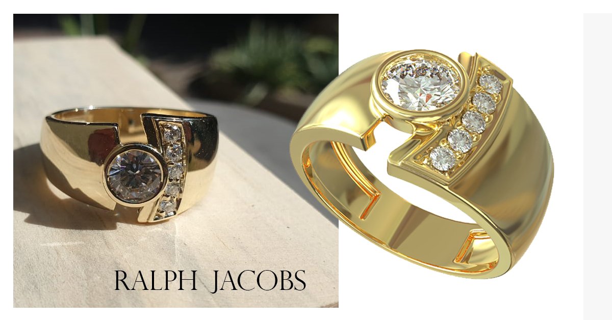 RalphJacobsSA's tweet photo. This STUNNING 9k Yellow Gold ring was manufactured for a customer recently - Something different to start the week off with
#jewellery #jewellerydesign # myrj #ralphjacobs #customjewellery #customjewels #3djewellery https://t.co/9O0DQW7mll
