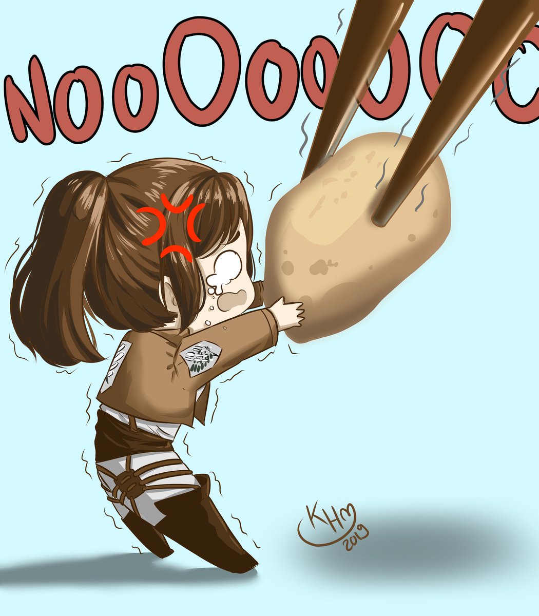 _kawaiiharu_'s tweet photo. Little fanart of sasha !
🥔potato girl🥔 \(0♡0)/
Like ❤and RT🔃 if you like it ! X3
#snk #aot #attackontitan #fanart #fandom #snkfan #snkfandom #snkfanart #animefanart #sashabraus #snksasha #potato #draw #anime #animegirl #animeart https://t.co/qYXtjewdXm