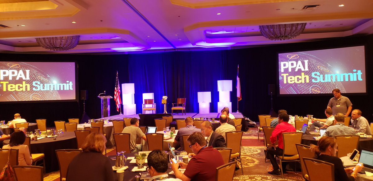 DistCentral's tweet photo. Great sessions at this year's @PPAI_HQ #ppaitechsummit! So much info...my head might burst! #needmorecoffee☕️ https://t.co/QBSh8sLhmY