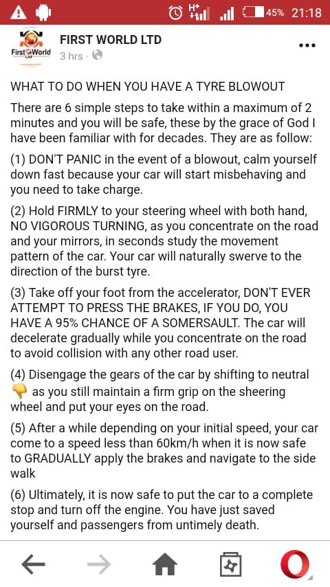 Afri_shere's tweet photo. What to do when you have a tyre burst https://t.co/g4oZKIDJax via @karugawanjuguna