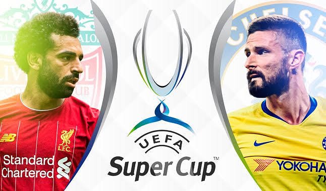 PambolerosTeam's tweet photo. #UEFASUPERCUP 🏆

Al medio tiempo en la #SuperCup el Chelsea Football Club le gana 1-0 al Liverpool FC con gol del francés #Giroud ⚽⚽

#PambolerosTeam⚽⚽🏆🏆 https://t.co/llqMglpkb2
