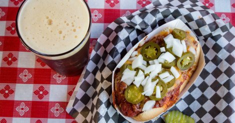 KansasCityBarbe's tweet photo. One of our best sellers. Chili Cheese Dog https://t.co/9GBQH7lMRI