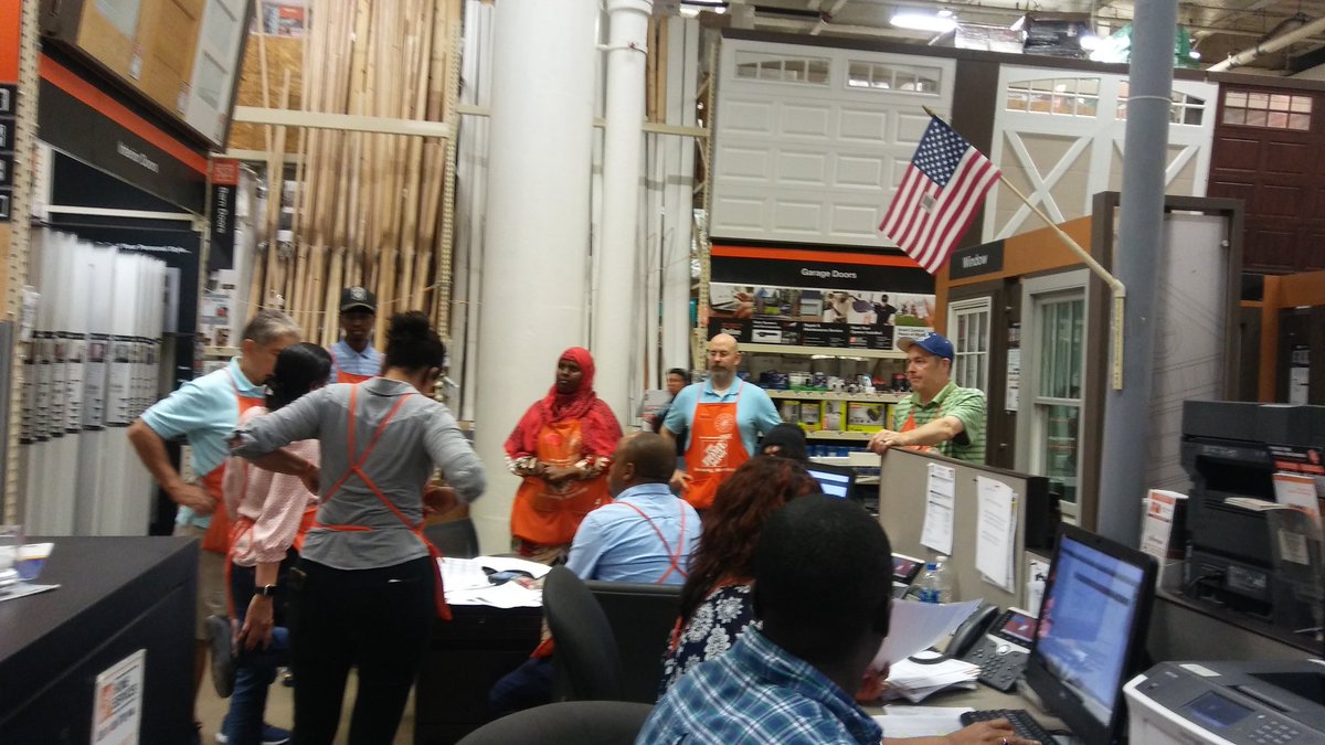 #4608 Opp's  Manager Nav, TRAINING DEPARTMENT SUPERVISORS ON THE BUSINESS WALK!!!! Nav also included safety training with Associates an DH Supervisors!!!!! Thanks Nav!!! For all you do!!!!