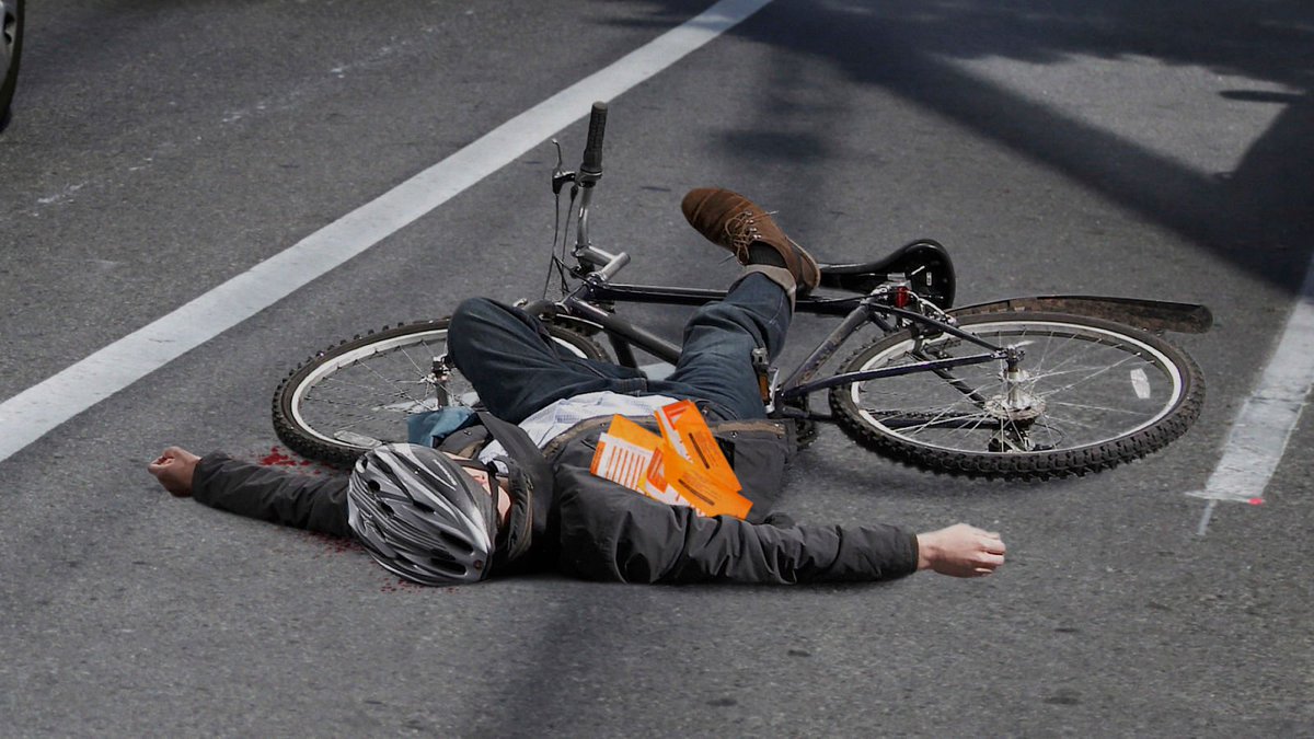 TheOnion's tweet photo. NYPD Tickets Dead Cyclist For Obstructing Bike Lane https://t.co/ORy5YDurP4 https://t.co/jCD8UQRfOr