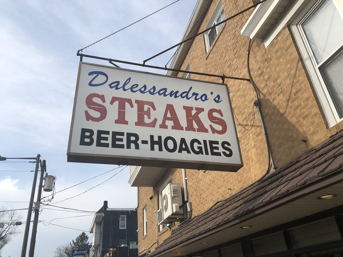 ibakeforaliving's tweet photo. Perfect way to cap off @Radio1045 Studio Session w @TessaViolet - a stop at Dalessandro’s Steaks! #phillysteak #philly #dalessandros #1045studiosession https://t.co/keURfvG1rb