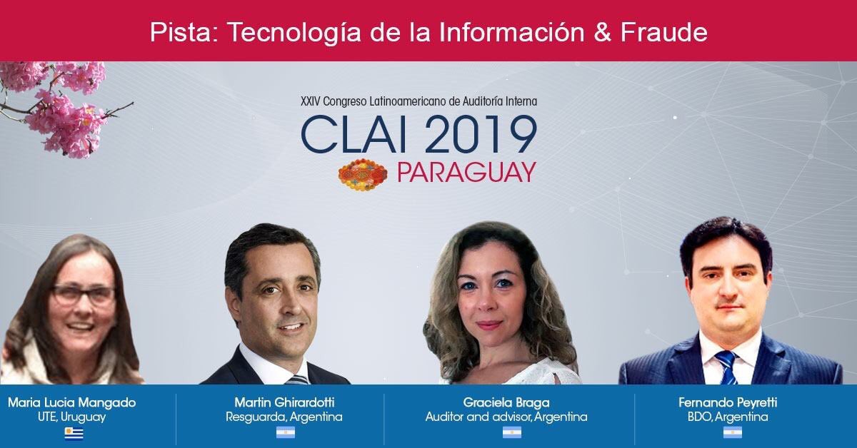 Auditores_LATAM's tweet photo. "Tecnología de la Información y Fraude" es uno de los temas del Congreso Latinoamericano de Auditoría Interna #CLAI19 Programa completo en https://t.co/8bE8GKqE3A https://t.co/Kmw02WTr1h