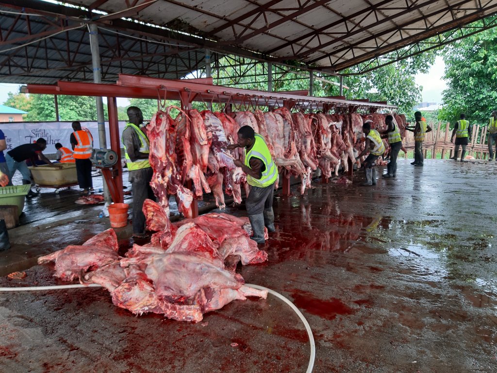 NTICFOUNDATION1's tweet photo. The foundation in collaboration with timetohelp UK distributed over 5000 meat packages to celebrate the Eid kabir with the less privileged people in the society. https://t.co/f8Tokd5zym