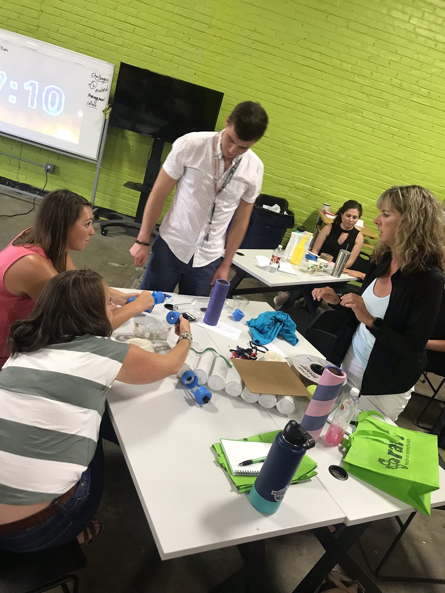 jenbrandt4's tweet photo. Thanks @raft_Colorado for an inspiring day! @mjohnjeffco teachers had an awesome time taking ordinary materials and transforming them into creative products. @JeffcoSchoolsCo #handsonlearning #transformthetask https://t.co/VfRBo7WZ1e