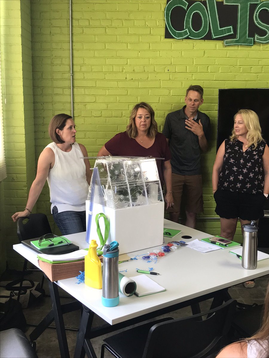 jenbrandt4's tweet photo. Thanks @raft_Colorado for an inspiring day! @mjohnjeffco teachers had an awesome time taking ordinary materials and transforming them into creative products. @JeffcoSchoolsCo #handsonlearning #transformthetask https://t.co/VfRBo7WZ1e