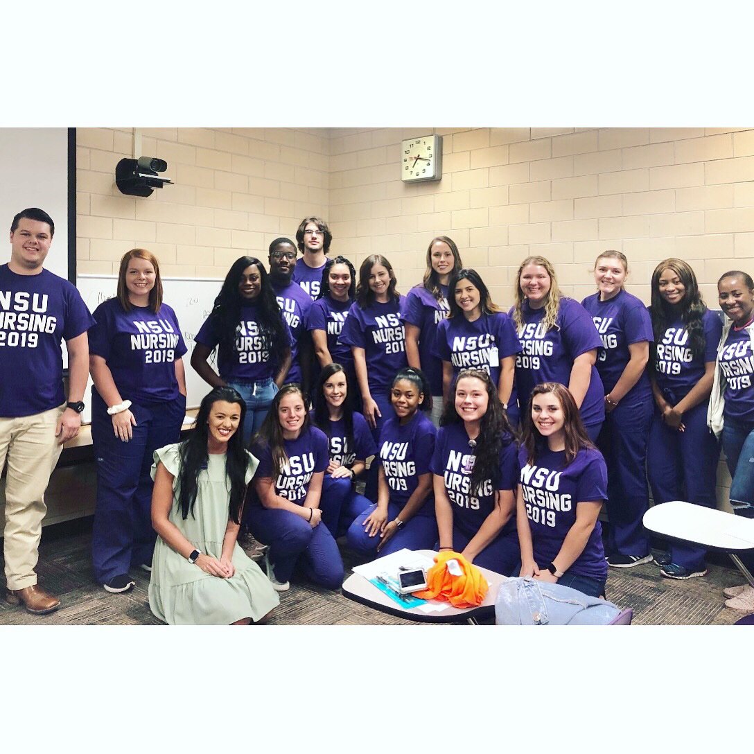 B_Pippin's tweet photo. Thanks to the Nursing department for allowing me to speak to this group today about Mindfulness &amp; Stress Management!

Best of luck to these Nursing students as they begin clinicals this Fall!🤘🏼😈🔥 https://t.co/Irlx9em3h9