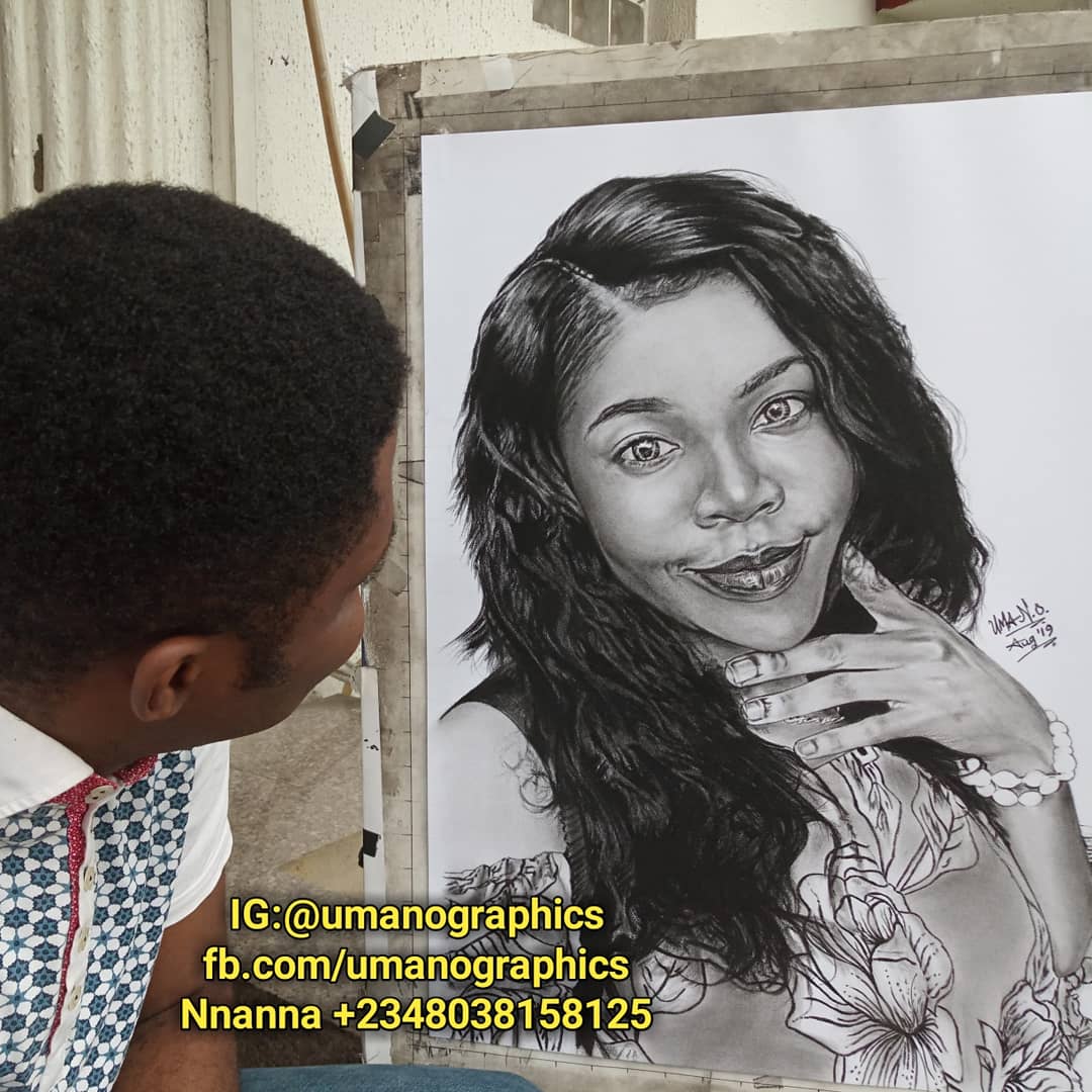 nnanna_uma's tweet photo. What a way to celebrate her birthday🎂💐💯
Don't just say how much you #love him or her. Step up your game with a beautiful and affordable Hyper-Realistic #PencilPortrait.
Get in touch and watch me tell your beautiful story with my Pencils.
#Art #Realism #NUmaTips #AfricanArt https://t.co/NBUEDXYxz7