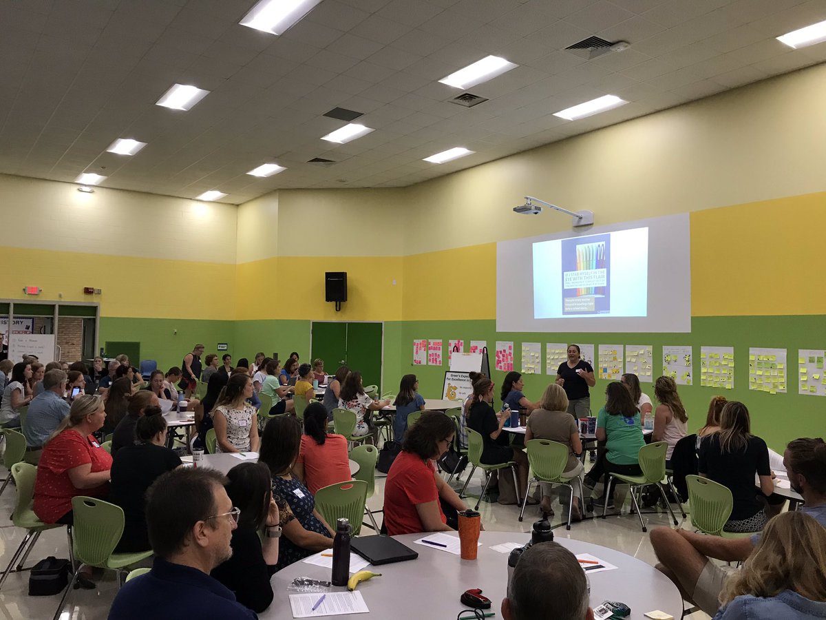 steveasaunders's tweet photo. Powerful morning @GreerElementary  deepening our understanding of @responsiveclass practices led by @SarahEScavone. @WeckerBee @BradHandrich #acps @k12albemarle https://t.co/XHRHxeW2q7