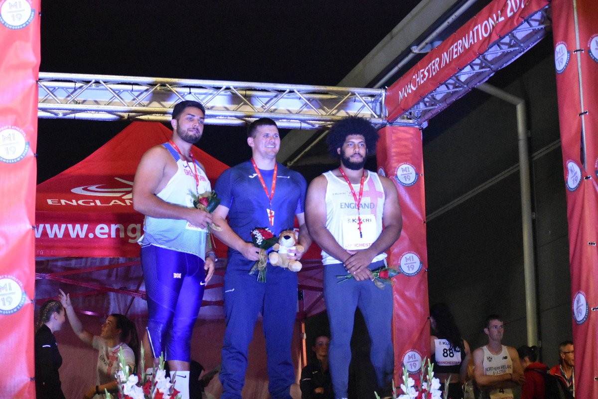 Nick Percy of Scotland won the discus with 61.10m