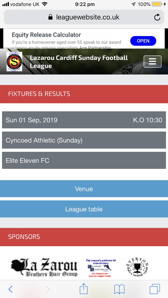 Cyncoed Athletic Football Club (Sunday) (@cyncoeds) on Twitter photo So our first league game is home against <a href="/Elite11FC/">Elite Eleven FC</a> on the 1st of September looking forward to a good opening game. So our first league game is home against <a href="/Elite11FC/">Elite Eleven FC</a> on the 1st of September looking forward to a good opening game.