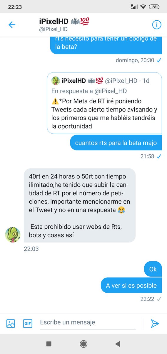 WxIsheeJS's tweet photo. Chavales si llego a 50 rt's @iPixel_HD  me un codigo. Rt plis https://t.co/qGz3hbTAZX