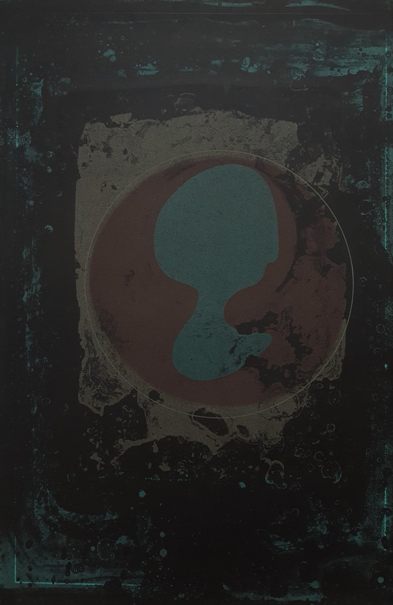 GravesIntlArt's tweet photo. Original signed #lithograph by American artist/master printer #KennethTyler (1931-) "Reflection", 1964. LE: 17/20. Published by @TamarindInst Lithography Workshop, Los Angeles, CA. Sheet size: 20.25" x 13.25". "Reflection" is an extremely rare, scarce print https://t.co/9fGh2kUzUc