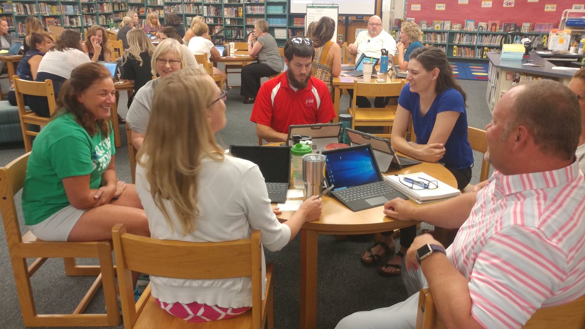 gsgators's tweet photo. Really great article review, discussion, and skits on what highly effective PLCs "do" and "do not" look like.  The non-examples shared were hilarious! #Big3 https://t.co/gZBKc4g754