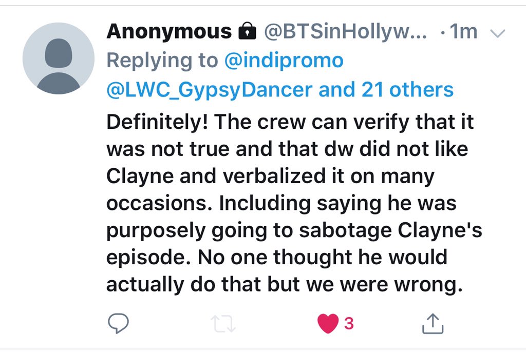 MirandaJMcGuire's tweet photo. @TkoCymon @Taylor23006464 @SEALteamFansUK @CassieAliJones @Carthedon @warnerbros @mattmillerTV anyway you believe what you want to believe and carry on watching the last 12 eps you obviously don't care about the same things
#TeamClayne however will believe the #Truth #truthseekers #BoycottLethalweapon https://t.co/B76UBXzbPG