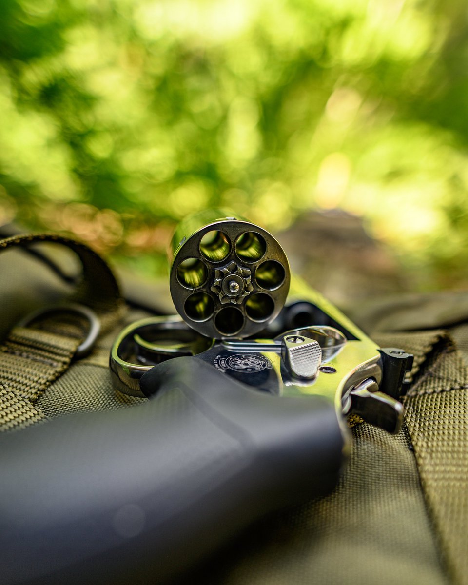 Smith_WessonInc's tweet photo. Wheelgun Wednesday! How many rounds does yours hold? This Smith & Wesson® Model 686 PLUS holds 7, 357 Magnum rounds. #SmithandWesson #WheelgunWednesday #Model686 #357Magnum https://t.co/9FKOvBksyE
