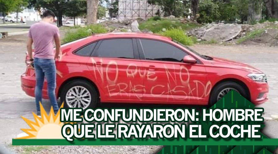 El_DiarioMx's tweet photo. 🚗Hace unos días se hizo viral un automóvil al que le rayaron la leyenda "¿No que eras casado?"🚗
https://t.co/5eMezt1jSo
#Confundieron #Hombre #Coche🚗 https://t.co/T2tEhoYx9P