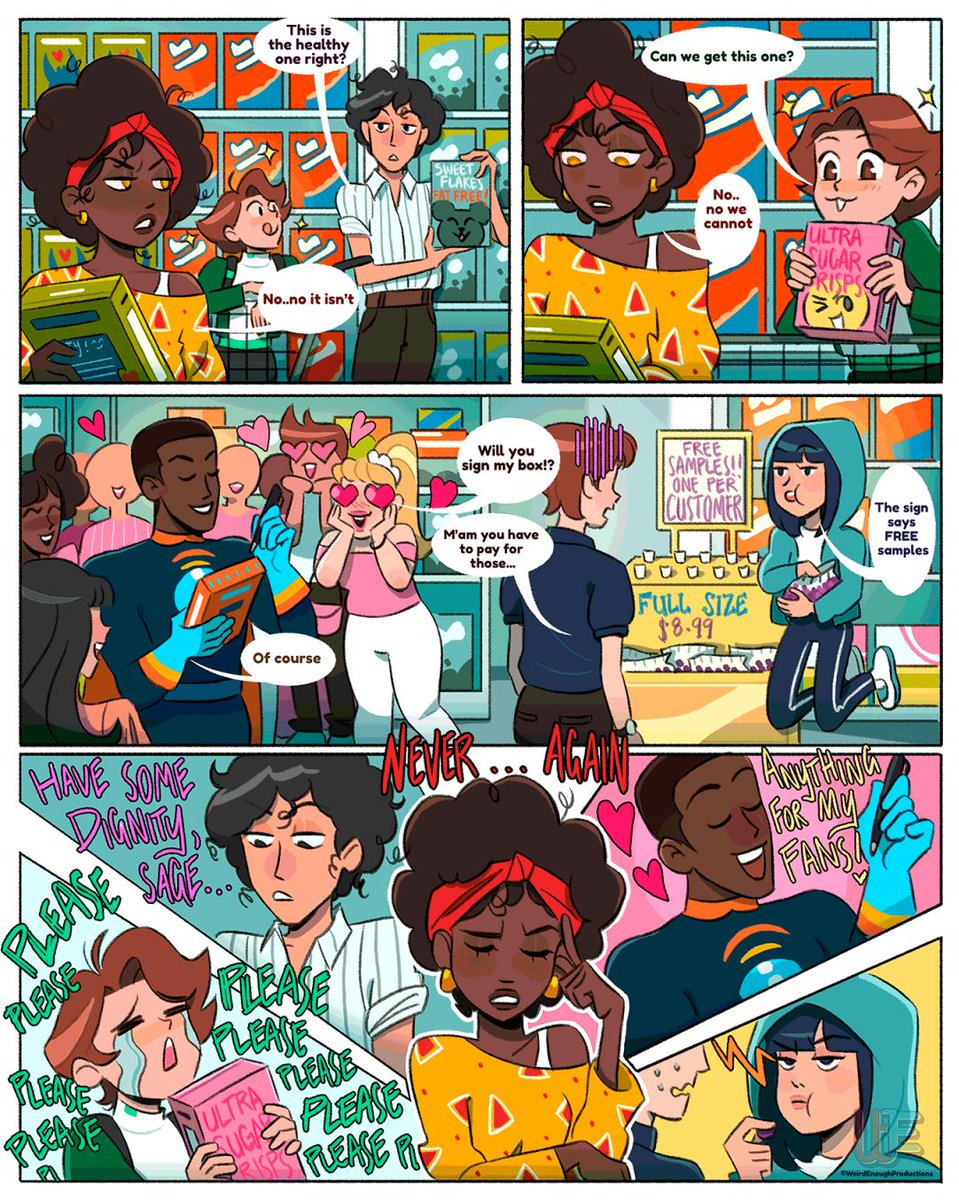 These kids are going to need a whole lot of SEL before Iris takes them back to the grocery store. 😂 https://t.co/PFCS8ypnOz
#socialemotionallearning #educomix #libcomix #comicsareforeveryone #readgraphic #disrupttexts #diversekidlit #edchat