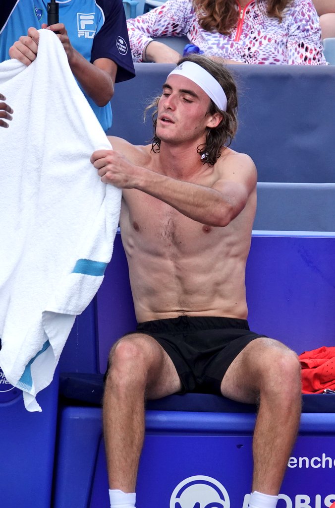 Stefanos Tsitsipas needs just a bit, to be extremely yummy! 