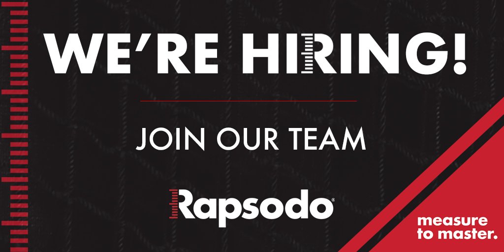 rapsodo's tweet photo. We are looking to hire a social media associate to join our team! If you have a passion for sports and a proven track record of connecting and engaging with audiences across social media platforms, we want to talk to you! https://t.co/LUAmyWA1Zr #RapsodoSquad https://t.co/AW4Nvj6kJt