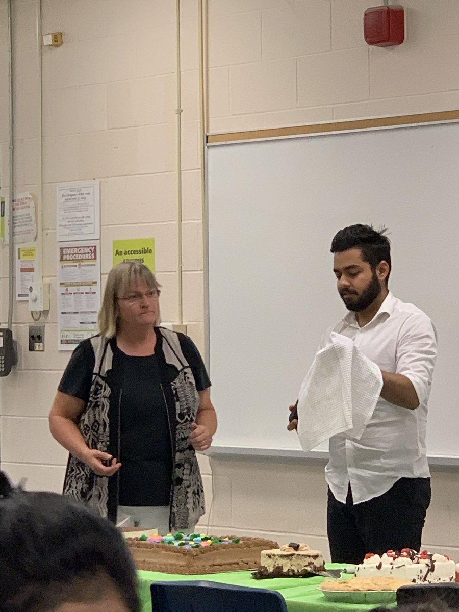 KaulSarthak's tweet photo. Learning how to open a wine.
Last day of the college has been super amazing a bit emotional and a perfect blend of everything needed.
I love centennial college. #centennial #college #fecm712
Thank you professors for your service.
I respect you all. https://t.co/5s9eY525cF